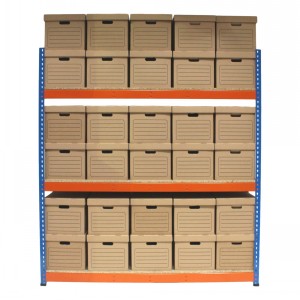 Superack+ Longspan Shelving Bay With 30 Archive Boxes